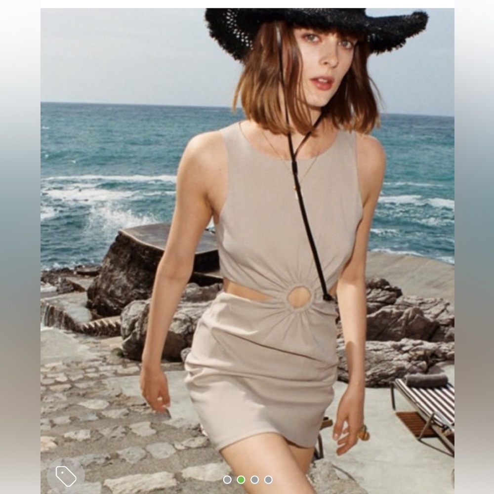Zara Cutout Dress - Large - Picture 3 of 4